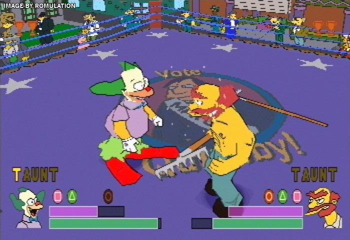 The simpsons rom mame